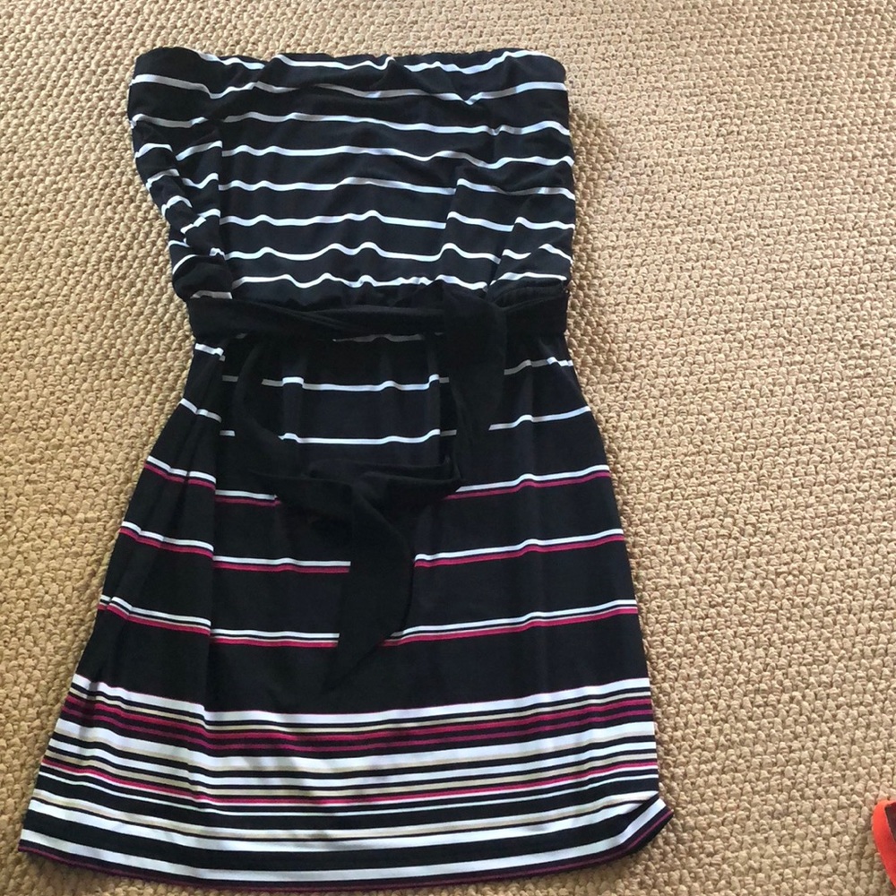 Strapless summer dress